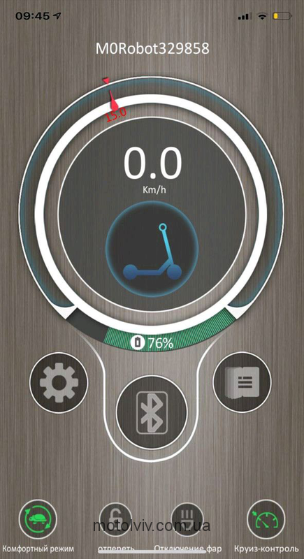 Інтелектуальний додаток до електросамоката MiniRobot.